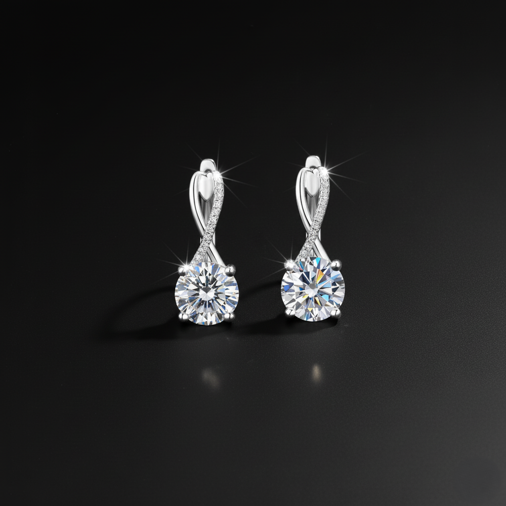 NoName - Infinity Drop Earrings