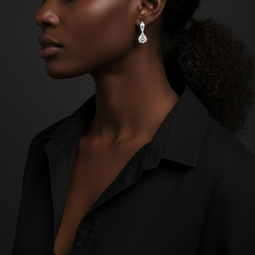 NoName - Infinity Drop Earrings