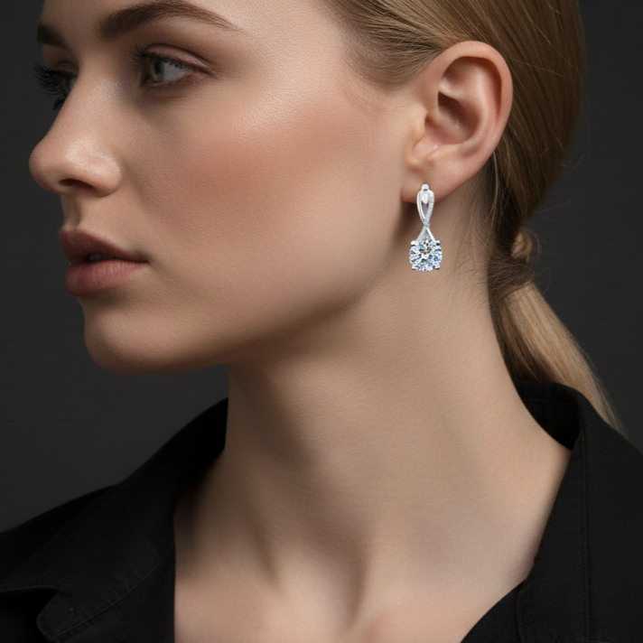 NoName - Infinity Drop Earrings