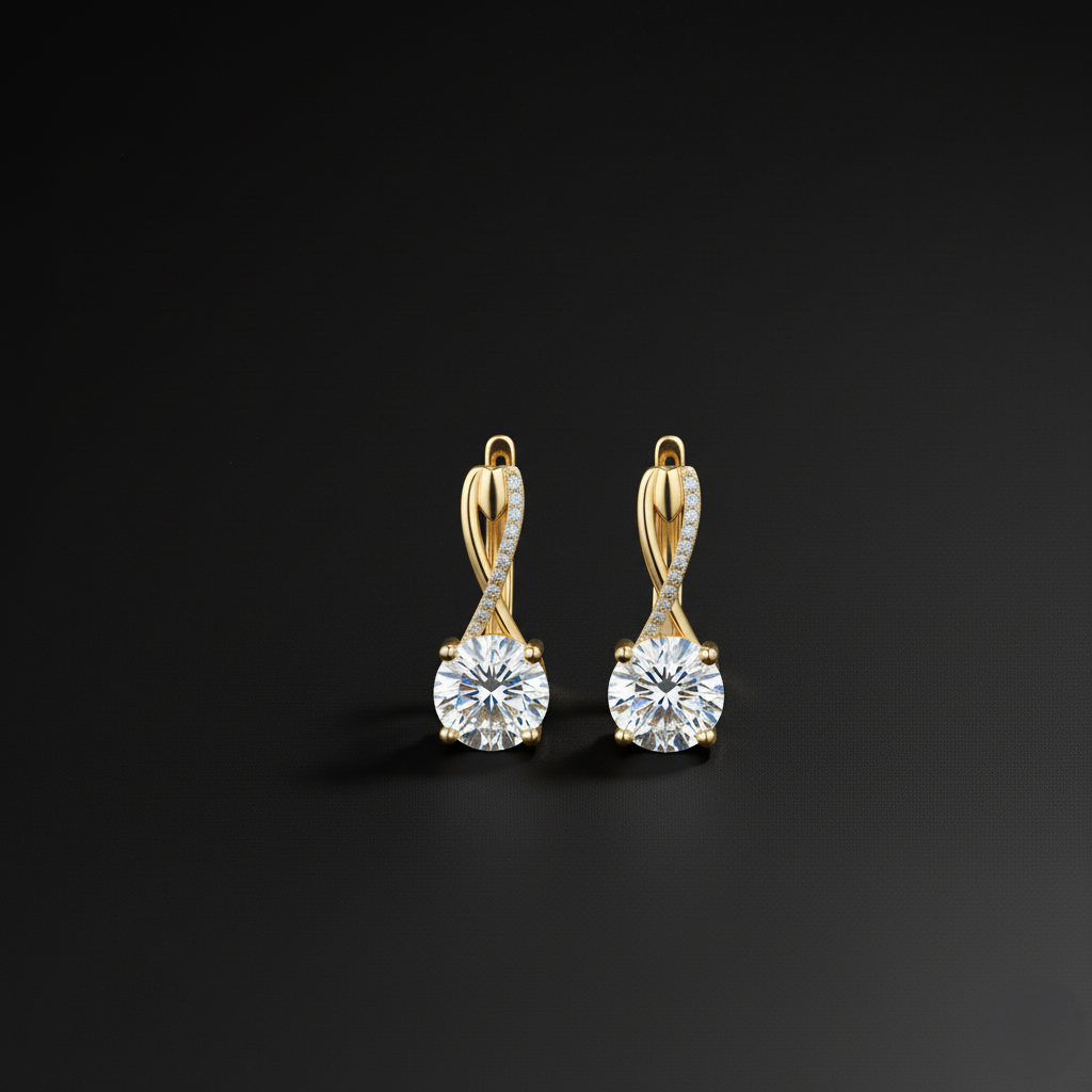 NoName - Infinity Drop Earrings