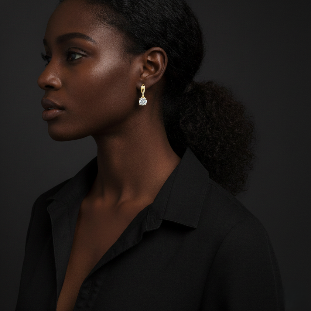 NoName - Infinity Drop Earrings